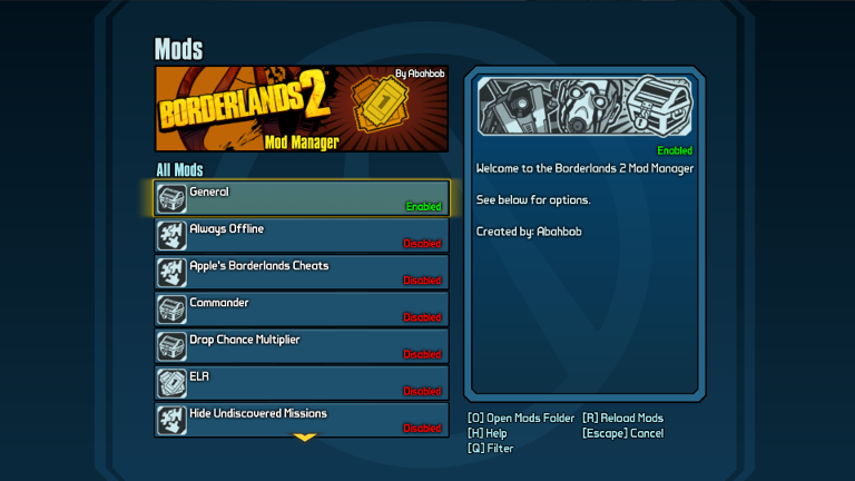 Borderlands 2 Cutscene Skip Mod